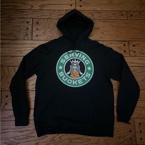 “Serving buckets” Starbucks basketball hoodie